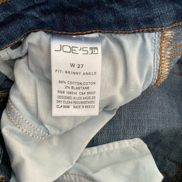 Joes Skinny Fit Size 27 EUC - Picture 4 of 4